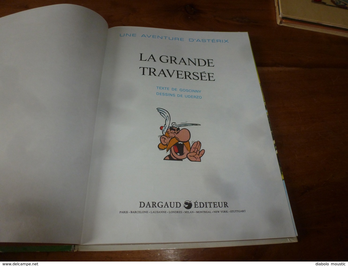 1984  Astérix  La Grande Traversée : Dépot Légal Mars 1984 -Imprimerie Du Narval 94400 Vitry-sur-Seine - Astérix