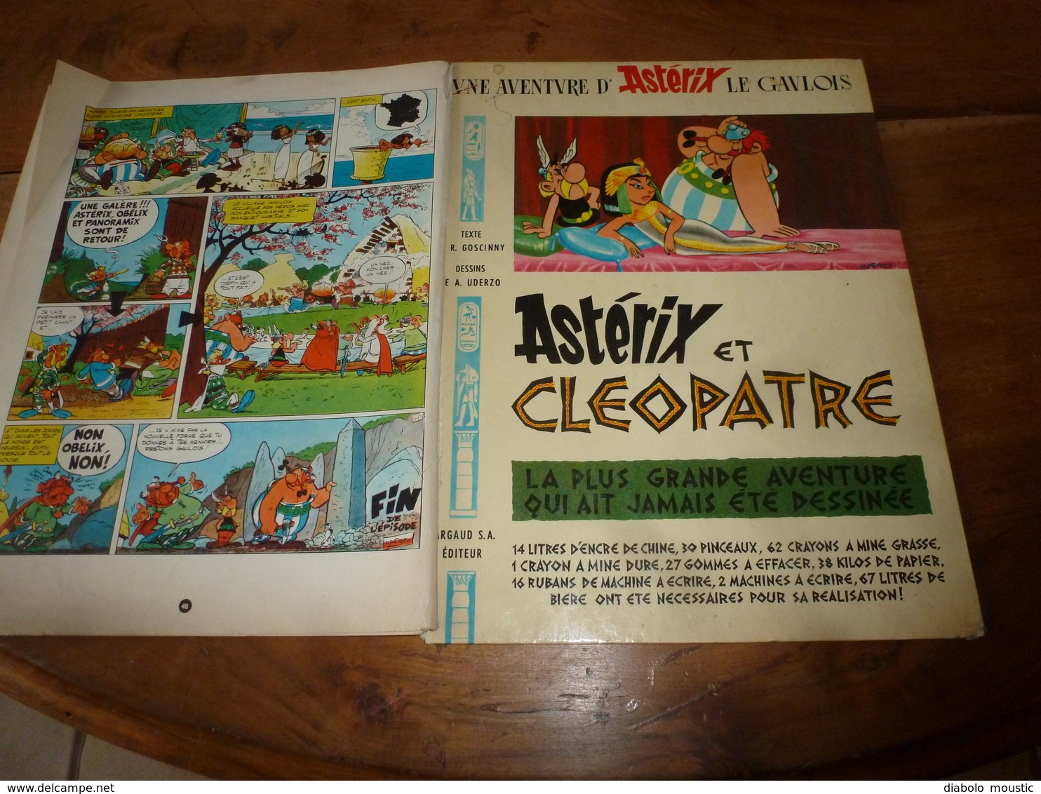 1965  Astérix Et Cléopatre - 3e Trimestre 1965  N° 548   - éditeur N° 157 - Asterix