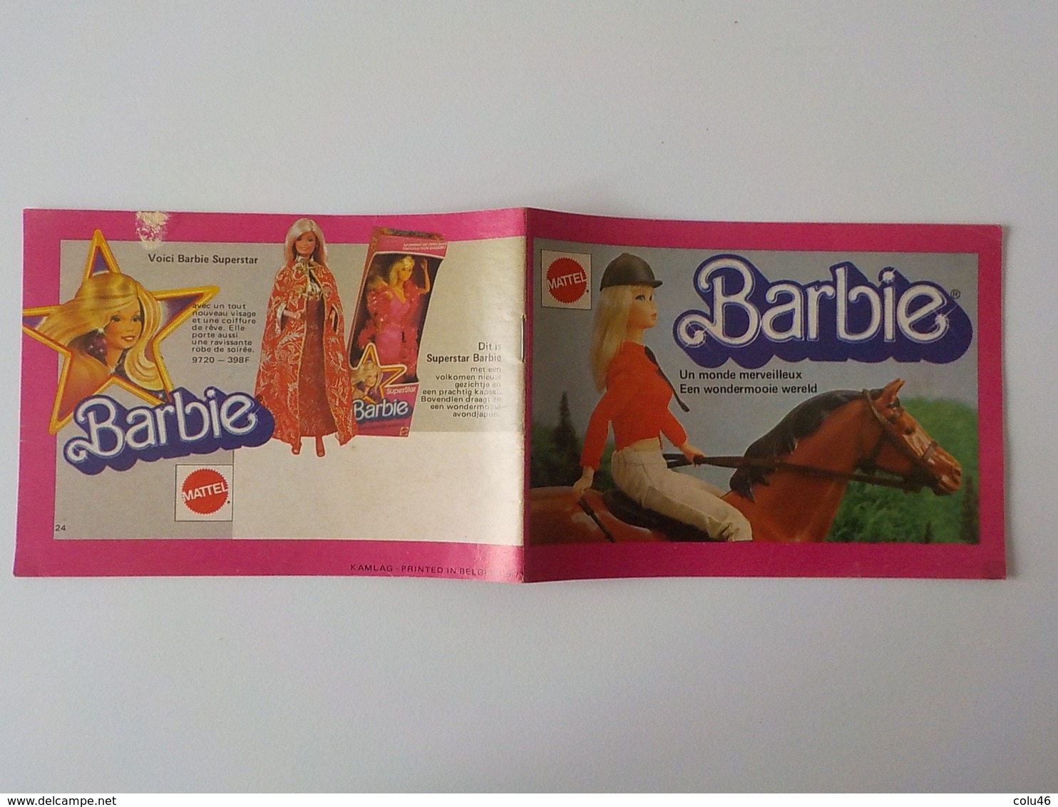 1972 Catalogue Livre Mattel Barbie Un Monde Merveilleux Wondermooie Wereld - Barbie