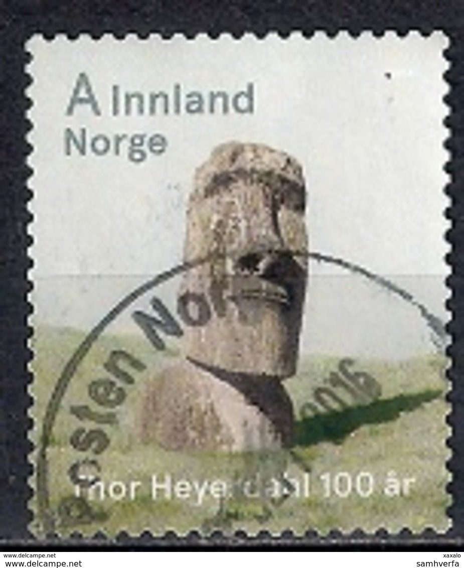 Norway 2014 - The 100th Anniversary Of The Birth Of Thor Heyerdahl, 1914-2002 - Usati