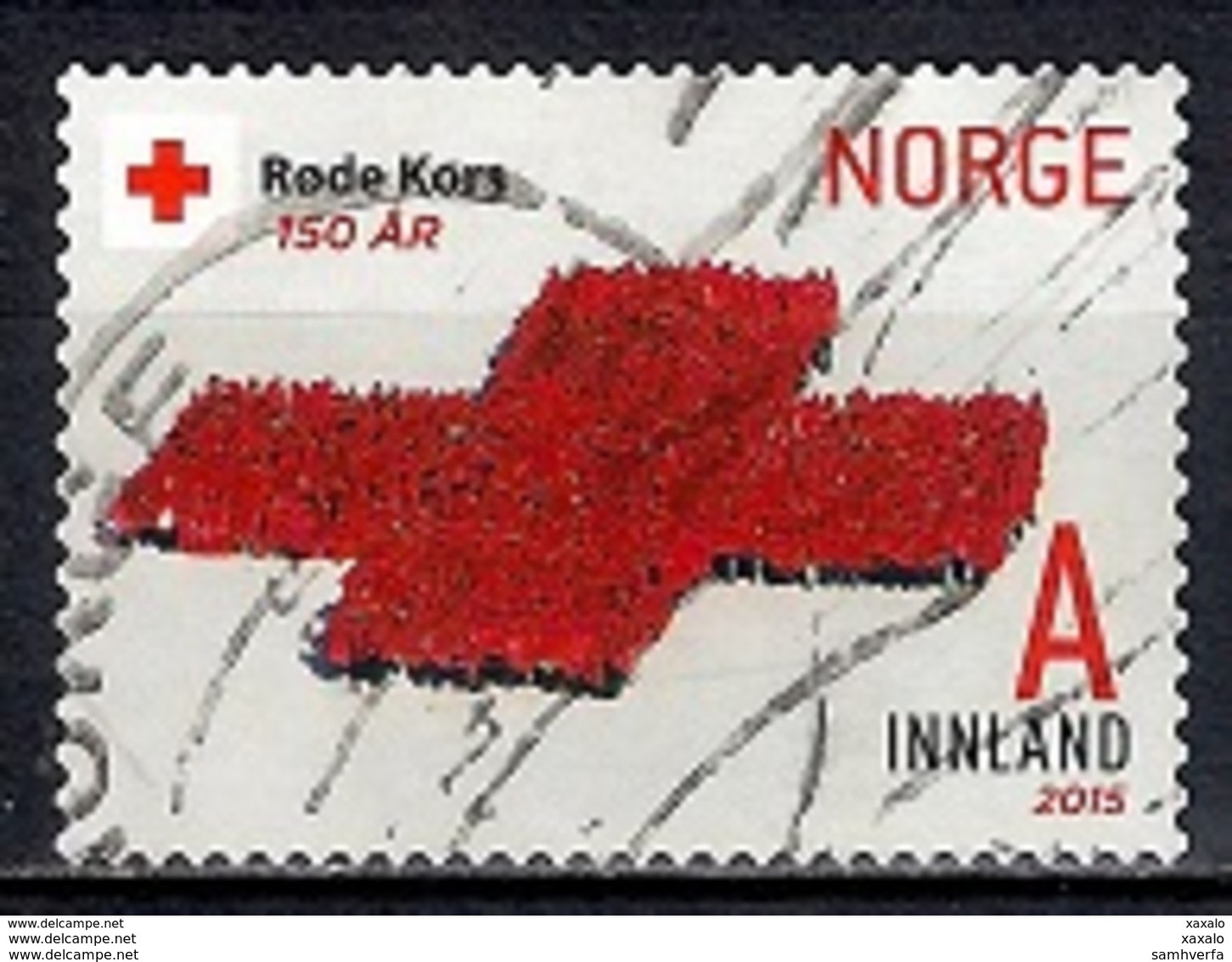 Norway 2015 - The 150th Anniversary Of The Norwegian Red Cross - Usados