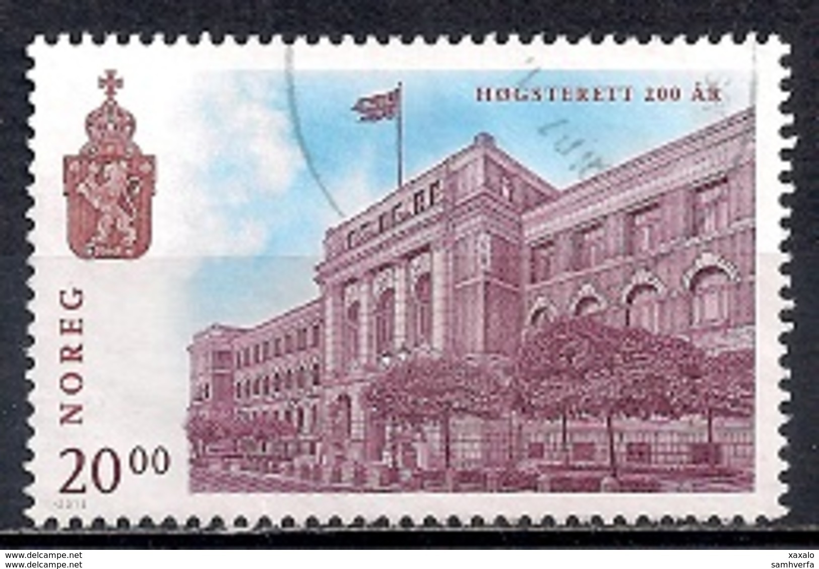 Norway 2015 - The 200th Anniversary Of The Supreme Court Of Norway - Usados