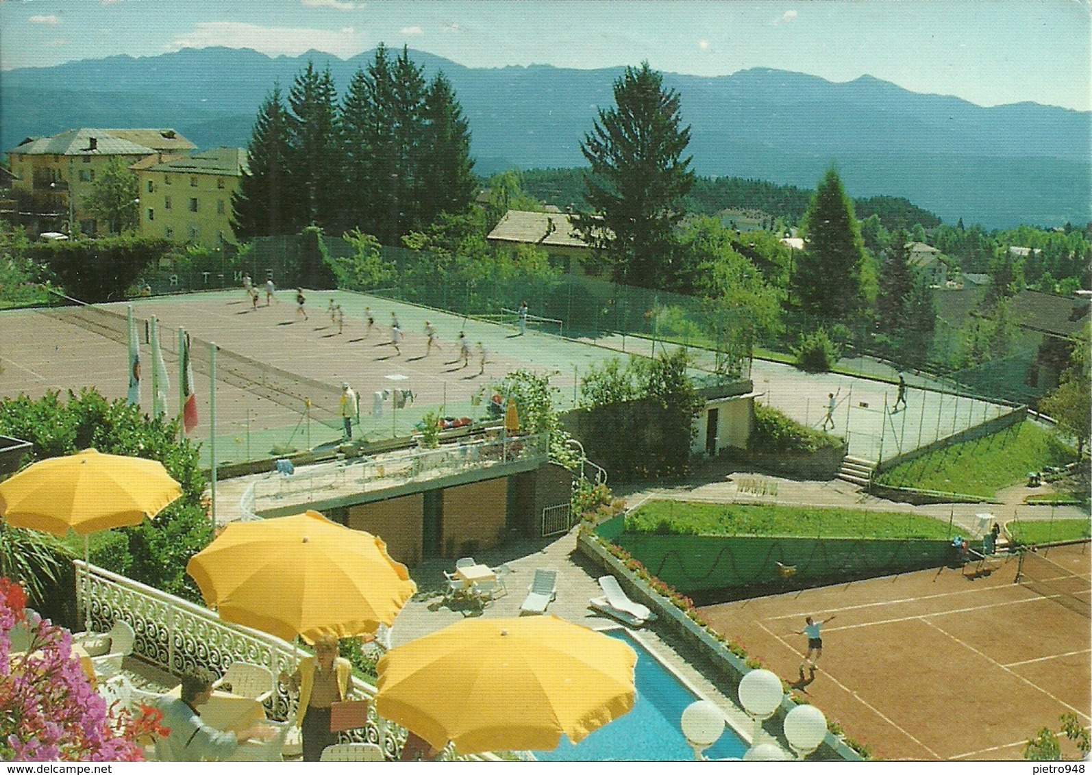 Fai Della Paganella (Trento) "Sport Hotel Panorama", Centro Tennis Estivo E Piscina - Trento