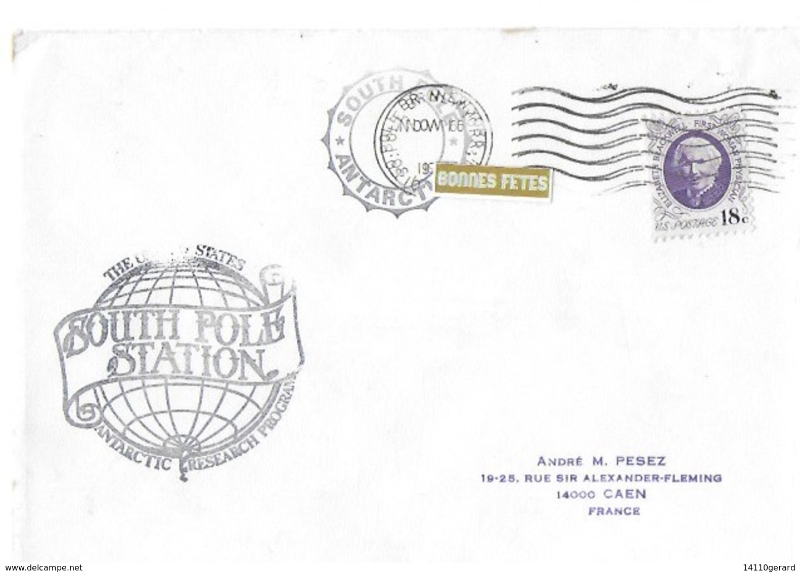 MC MURDO    Pole Sud  STATION  NOVEMBRE 1978 - Used Stamps