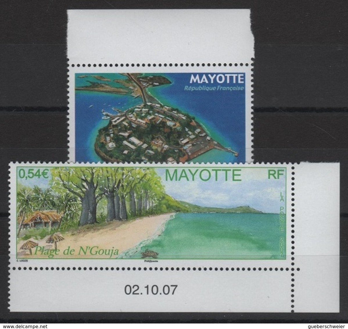 MAY 11 - MAYOTTE N° 206 + PA 6 Neufs** - Airmail