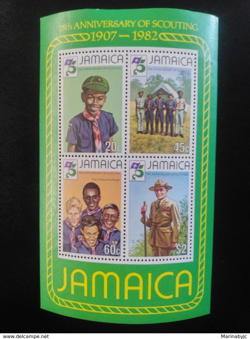 W)1907 JAMAICA,EXHIBITOR'S REMINDER SHEET MNH - Jamaica (1962-...)