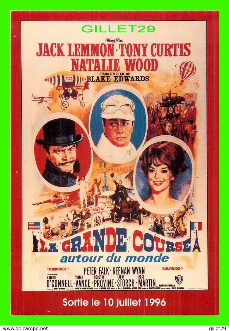 AFFICHES DE FILM - LA GRANDE COURSE AUTOUR DU MONDE DE BLAKE EDWARDS, 1996 -  JACK LEMMON, TONY CIURTIS, NATALIE WOOD - - Séries TV