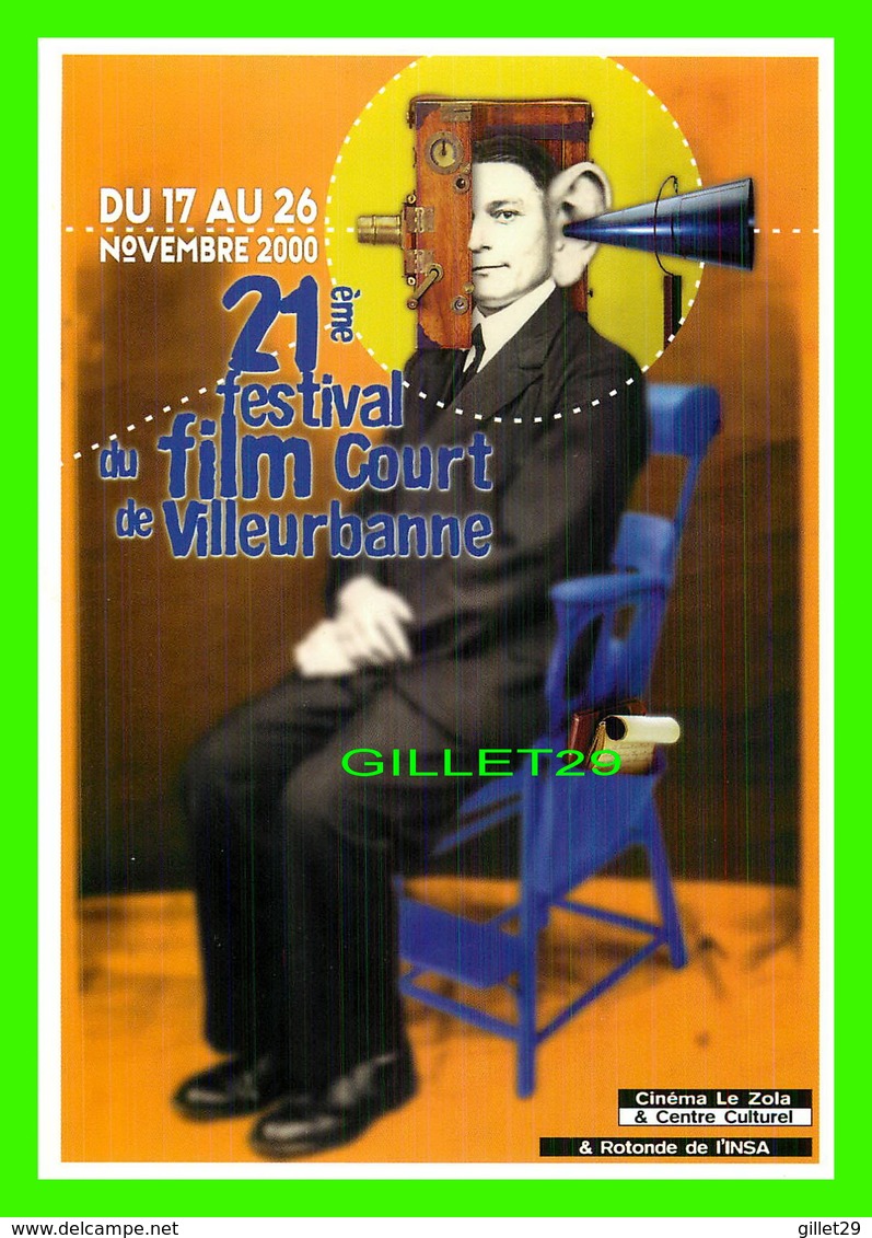 AFFICHES DE FILM -  21e FESTIVAL DU FILM COURT DE VILLEURBANNE (69) EN L'AN 2000 - - Séries TV