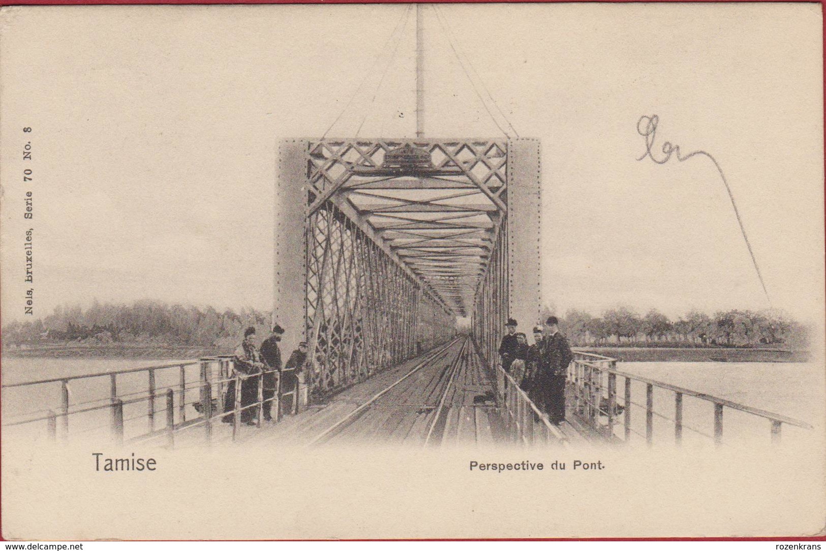 Temse Tamise Perspective Du Pont Brug Over De Schelde (In Zeer Goede Staat) - Temse