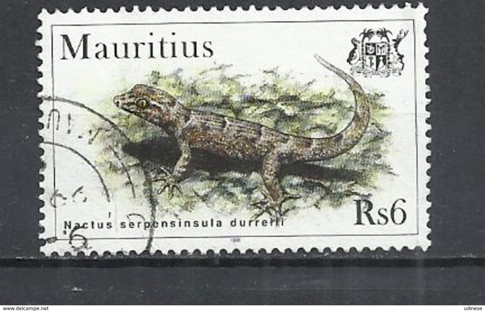 MAURITIUS 1998 - NECTUS SERPENSINSULA -  USED OBLITERE GESTEMPELT USADO - Maurice (1968-...)