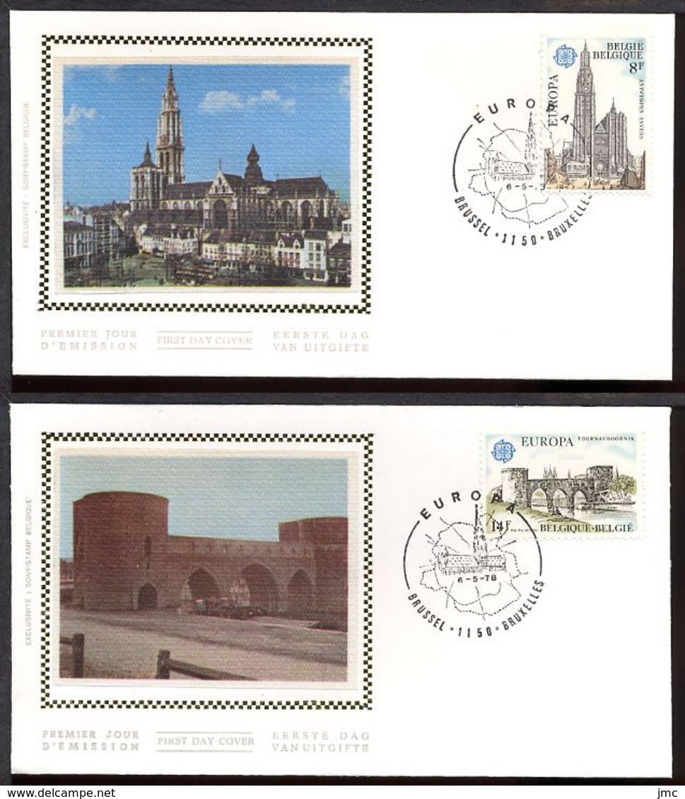 FDC SOIE / ZIJDE 1891/2 - 06/05/1978 - Europa (2 Plis, Oblitération 1150 Brussel) - 1971-1980