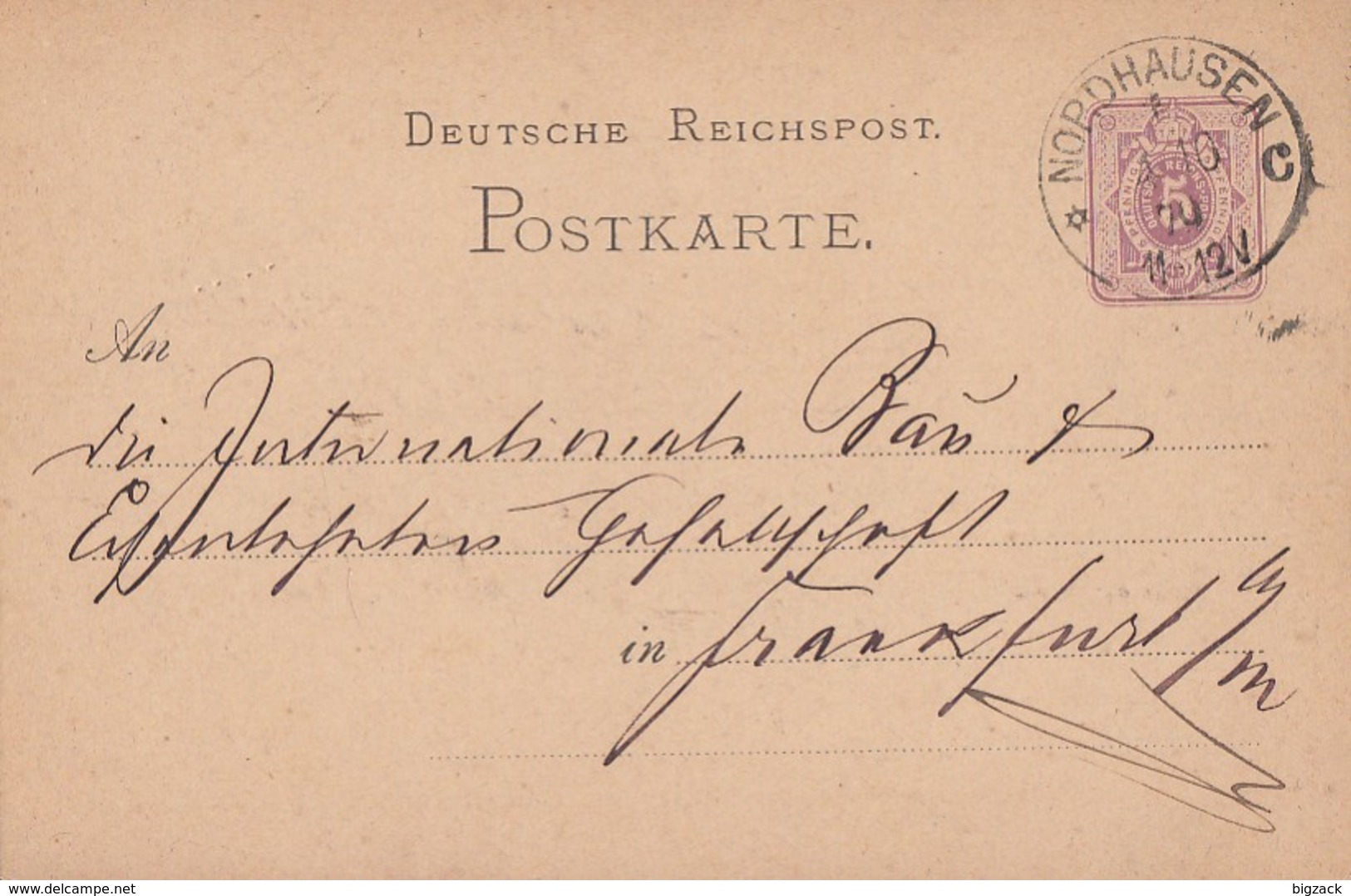 DR Ganzsache K1 Nordhausen 4.10.79 - Briefe U. Dokumente