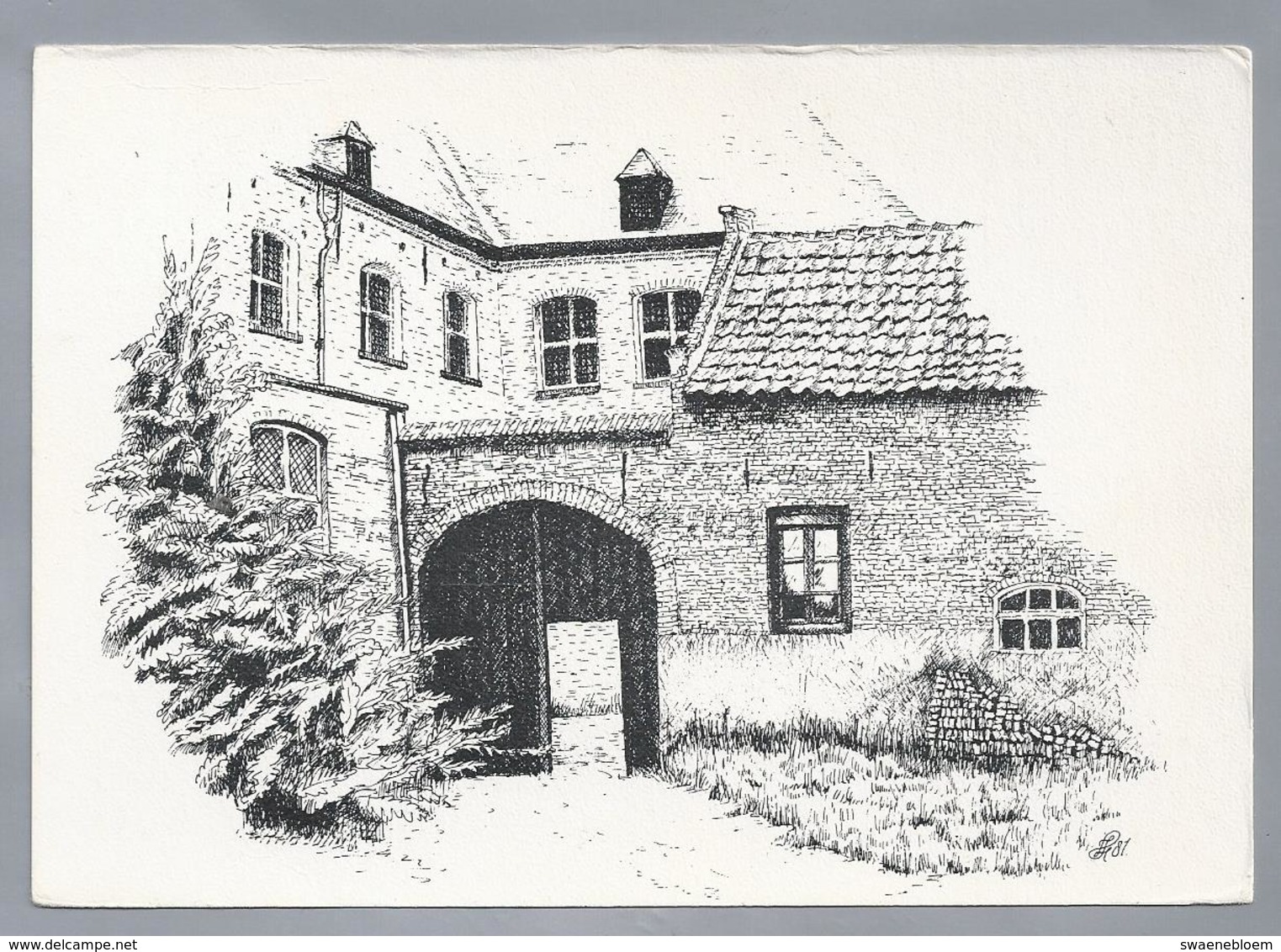 NL.- MEGEN. Clarissen Klooster - St. Jozefberg -. Clarastraat 2. Pentekening Van J.L.M. Tankink. - Andere & Zonder Classificatie