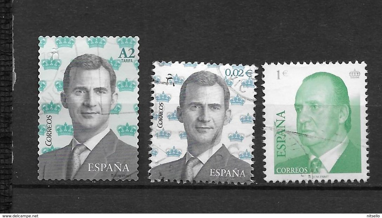 LOTE 1825  ///  ESPAÑA - REY FELIPE VI - Usados