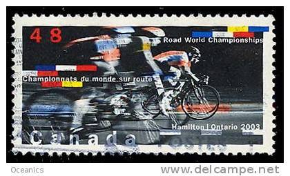 Canada (Scott No.1998 - Championats Cyclisme / Road Cycling Championships) (o) - Oblitérés