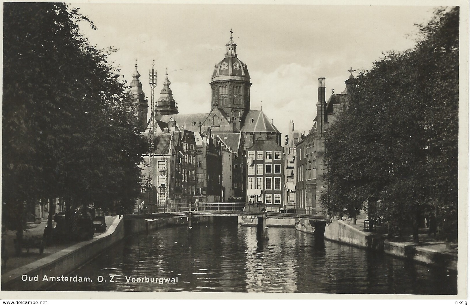 Amsterdam - Oud Amsterdam.O.Z. Voerburgwal. Netherlands.  Sent To Denmark.   S-4582 - Amsterdam