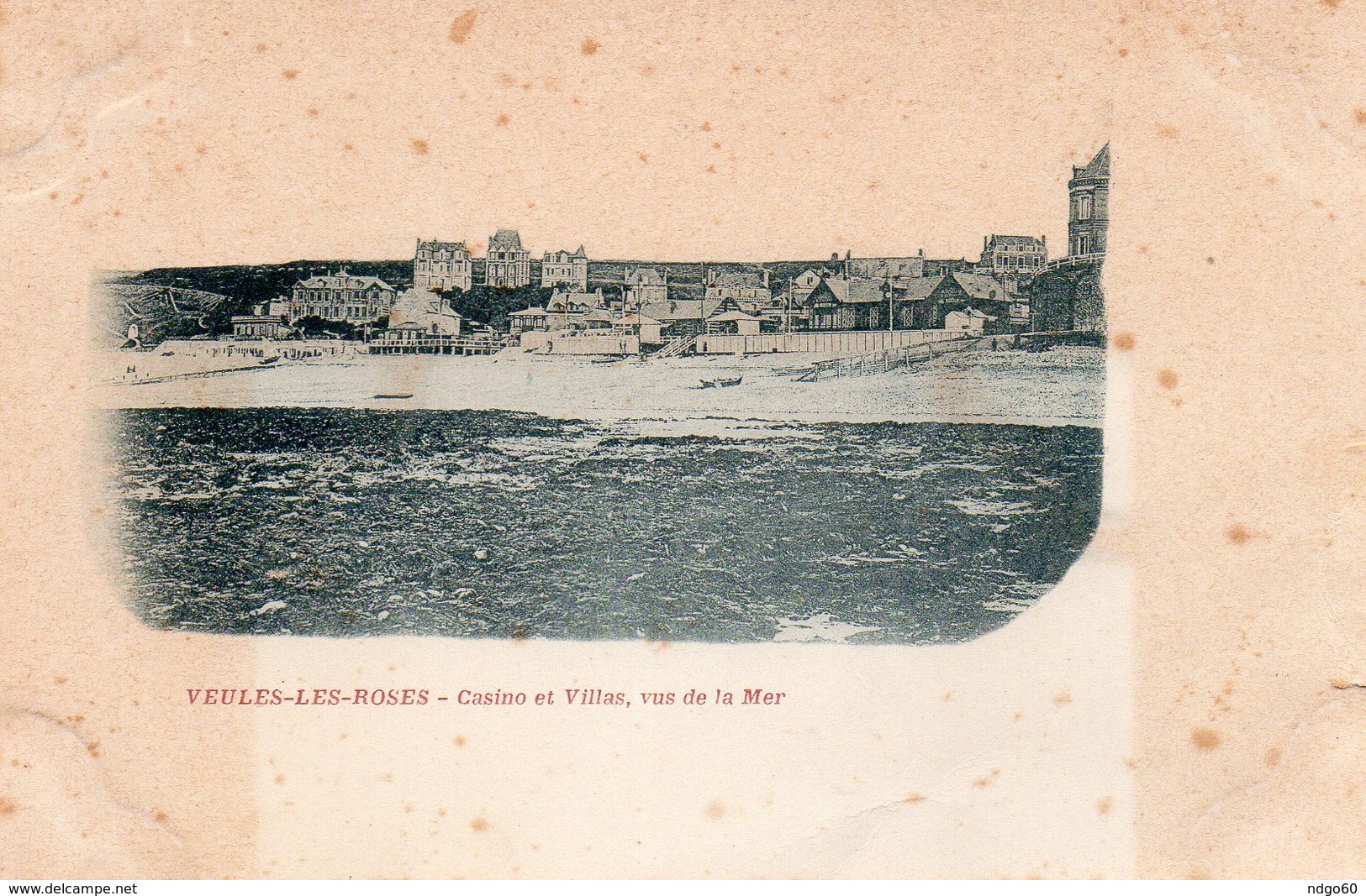 Veules Les Roses - Casino Et Villas , Vus Sur La Mer - Veules Les Roses