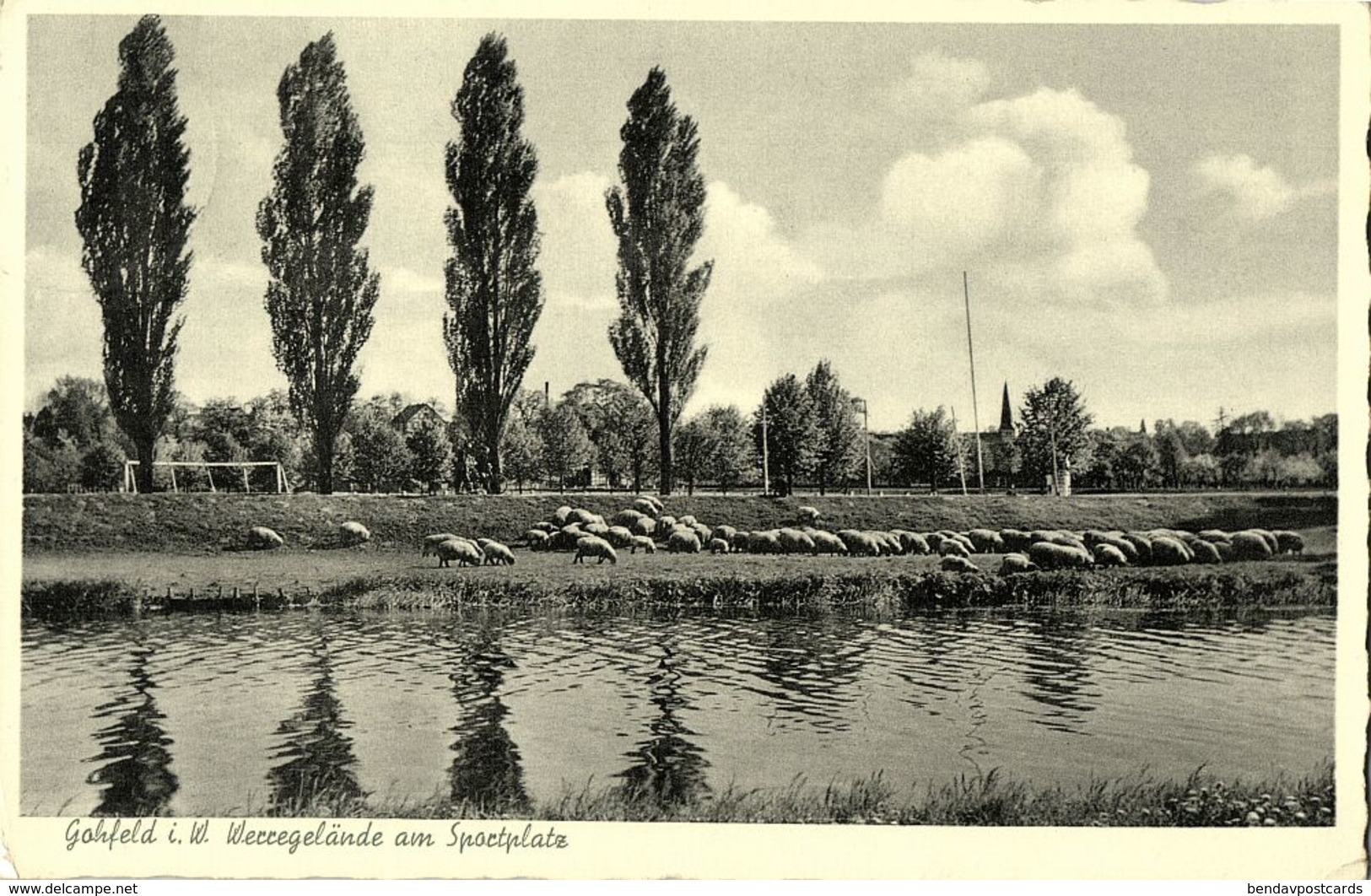 GOHFELD I. Westfalen, Löhne, Werregelände Am Sportplatz (1957) AK - Löhne