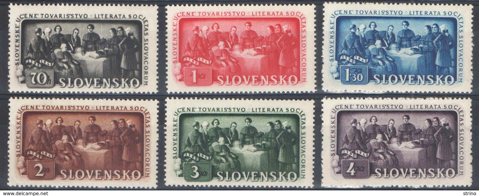 E069) SLOVACCHIA 1942 SERIE COMPLETA MNH - Unused Stamps