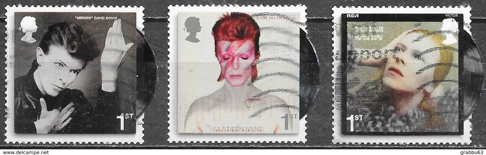 GB - David Bowie - Adhésifs - Oblitérés - Lot 1171 - Usati