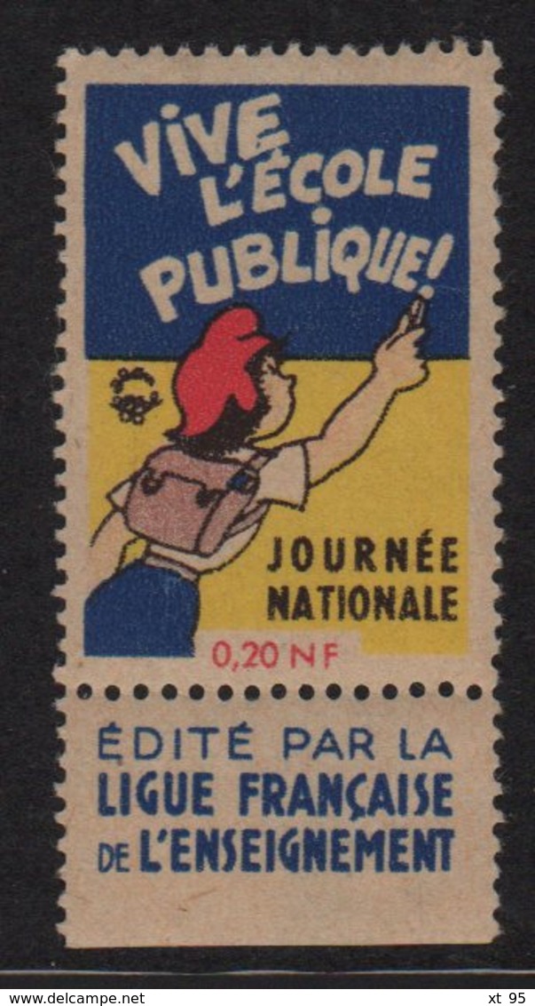 Vignette - Vive L Ecole Publique ! - Ligue Francaise De L Enseignement - Autres & Non Classés