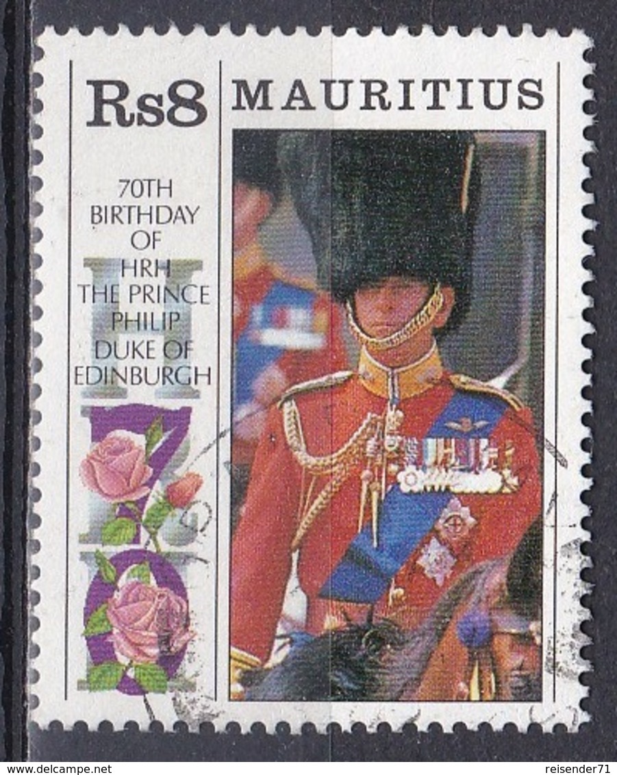 Mauritius 1991 Geschichte History Persönlichkeiten Königshäuser Royals Prinz Prince Philip, Mi. 720 Gest. - Mauritius (1968-...)