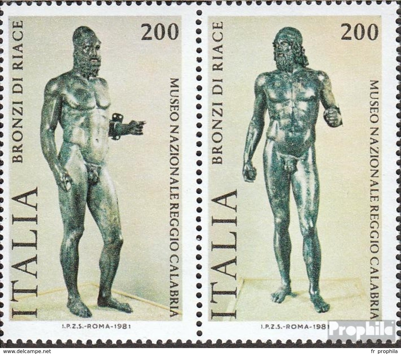 Italie 1773-1774 Couple (complète.Edition.) Neuf Avec Gomme Originale 1981 Bronzen De Riace - 1981-90: Neufs