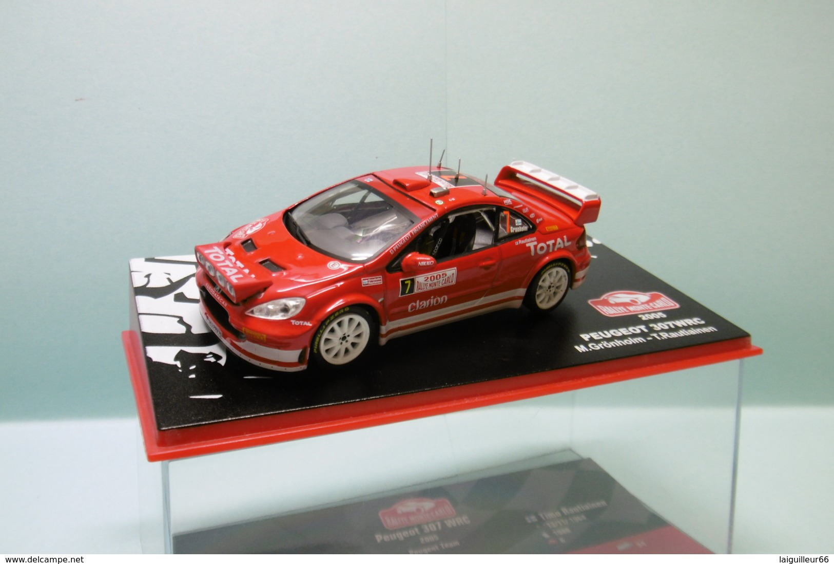 IXO / Altaya - PEUGEOT 307 WRC 2005 Rallye Monte Carlo BO 1/43 - Rallye