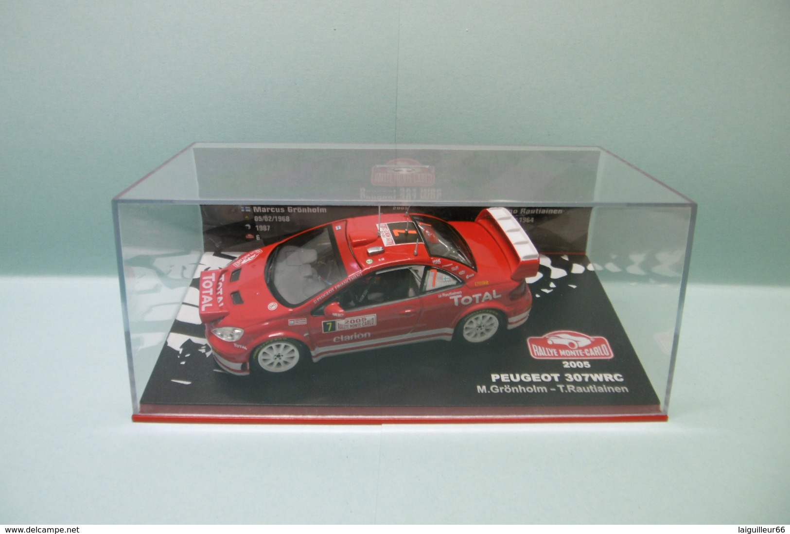 IXO / Altaya - PEUGEOT 307 WRC 2005 Rallye Monte Carlo BO 1/43 - Rallye