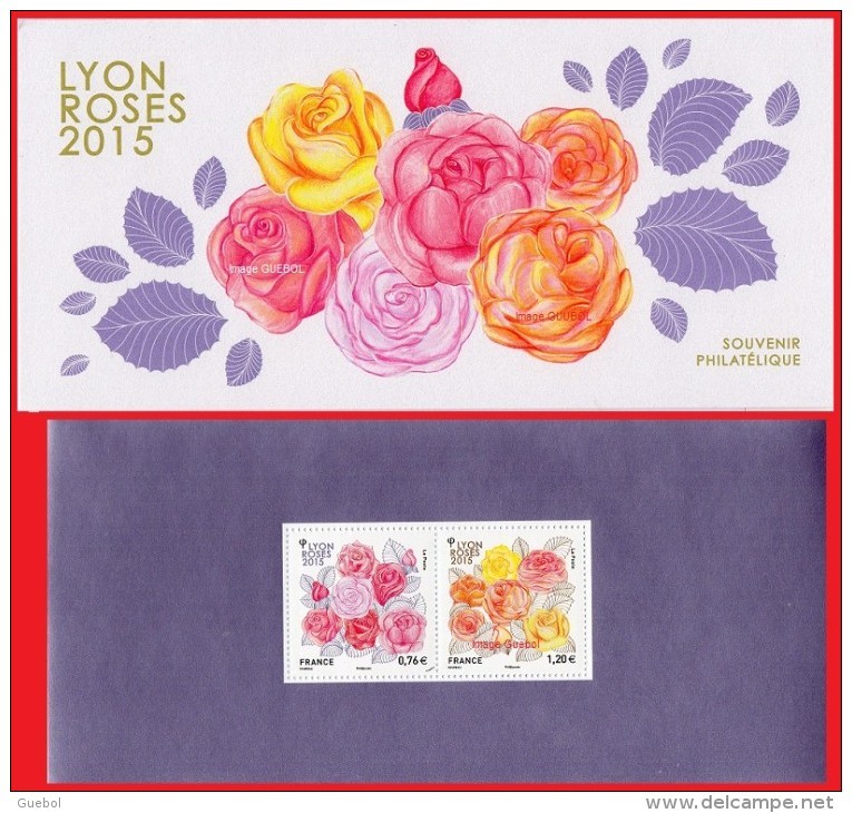 France - Feuillet Bloc Souvenir N° 111 ** Congrès Mondial Des Roses à Lyon - Souvenir Blocks