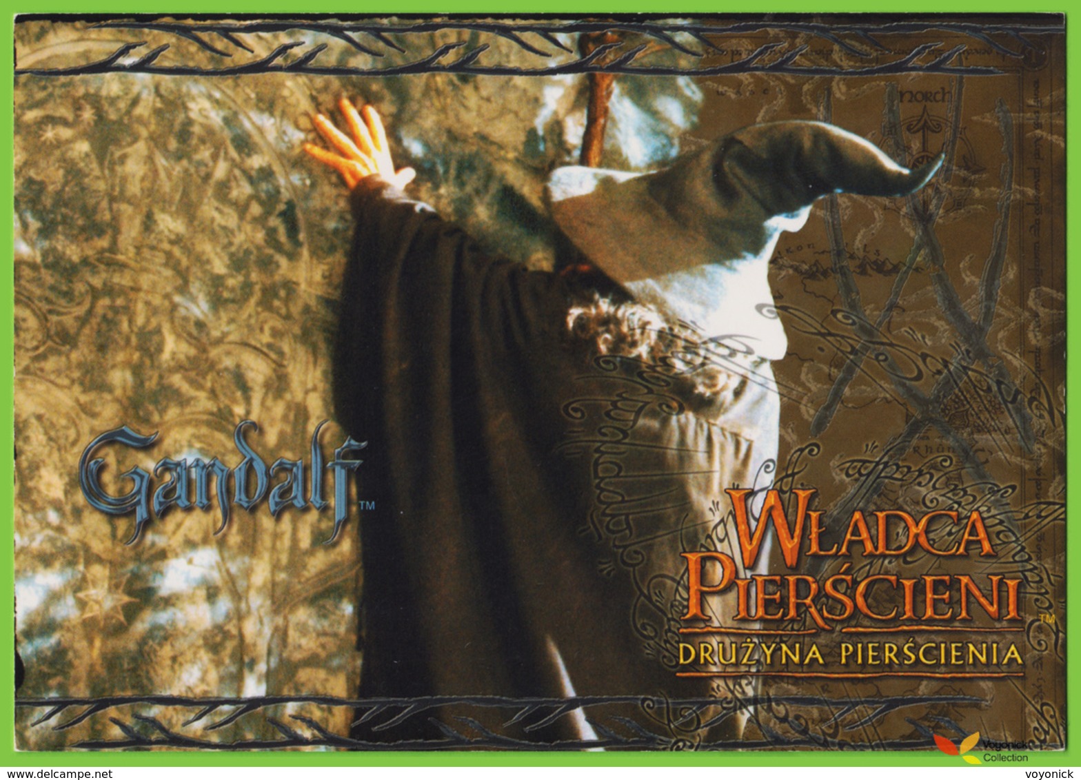 Voyo POLAND The LORD Of The RING - The Fellowship Of The Ring - GANDALF MINT LOTR 028 Ian McKellen - Posters Op Kaarten