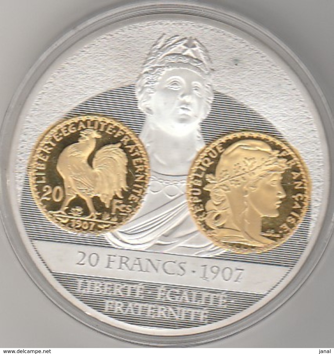 Histoire De La Monnaie - 20 Francs 1807 - 20 Francs 1907 - Très Bon état - 2 Pieces - - Commémoratives