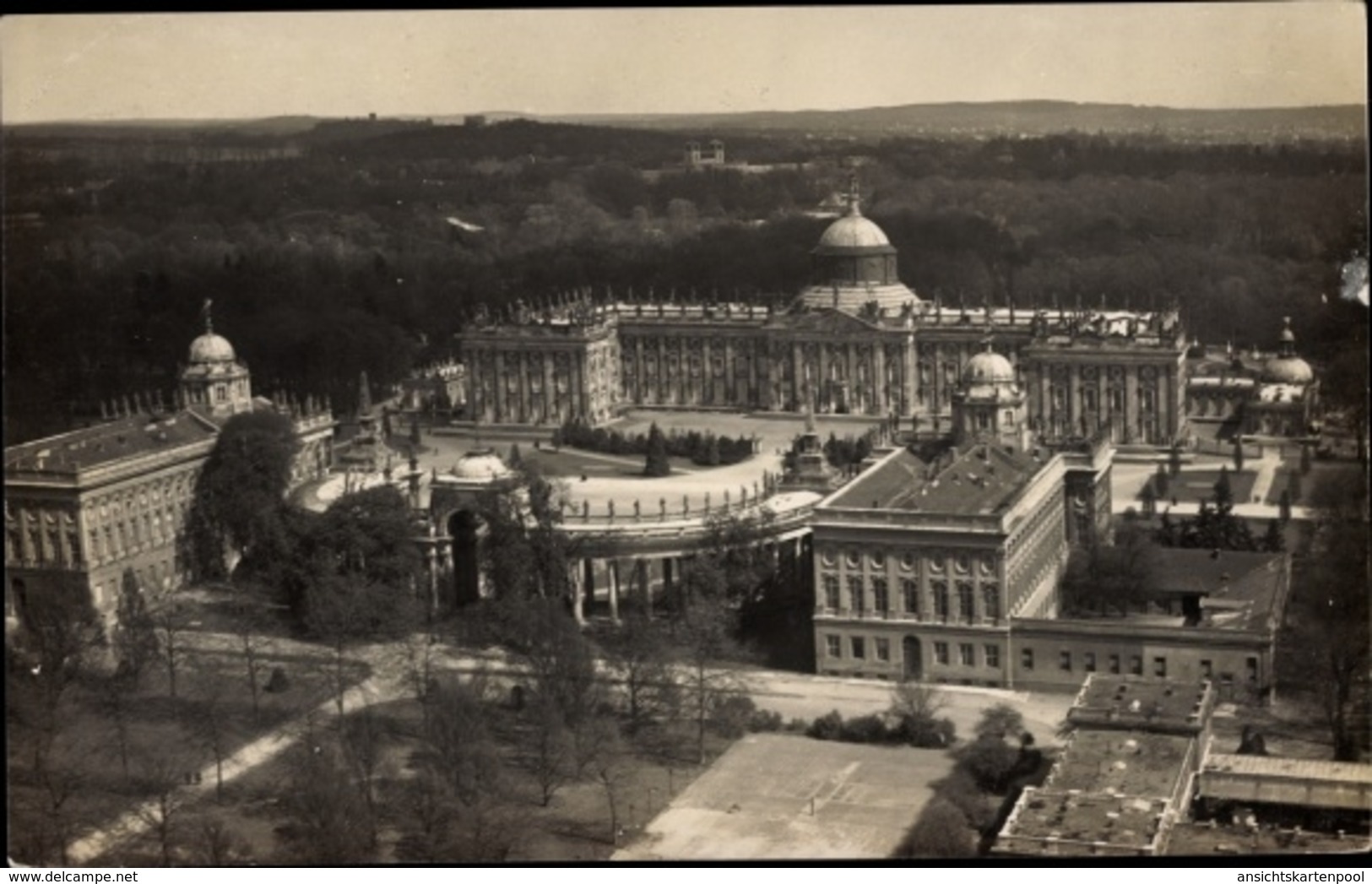 Cp Potsdam In Brandenburg, Neues Palais, Fliegeraufnahme - Otros & Sin Clasificación