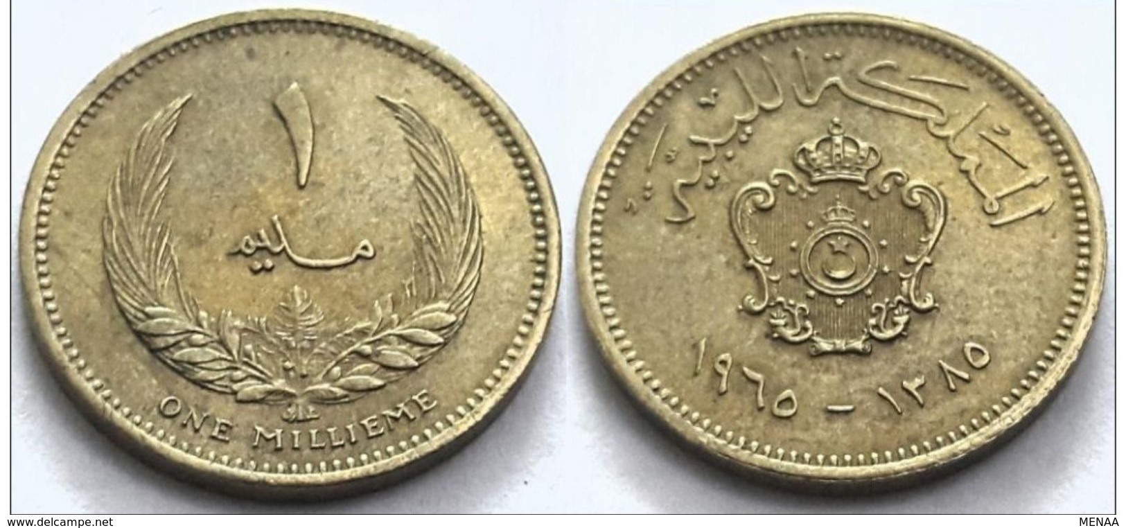 LIBIA - 1 Millieme - 1965 - KM 5 - Libya