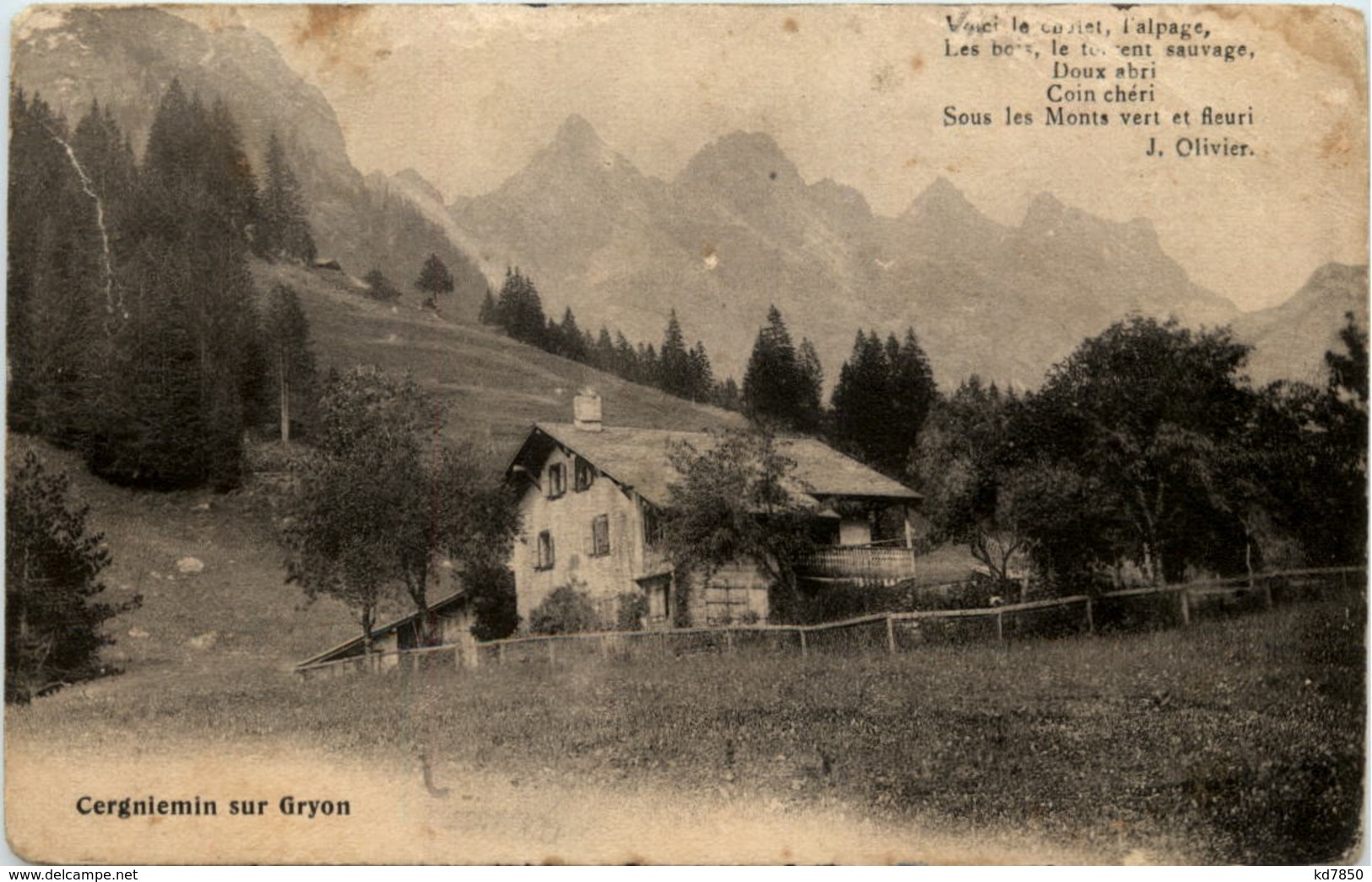 Cergniemin Sur Gryon - Gryon