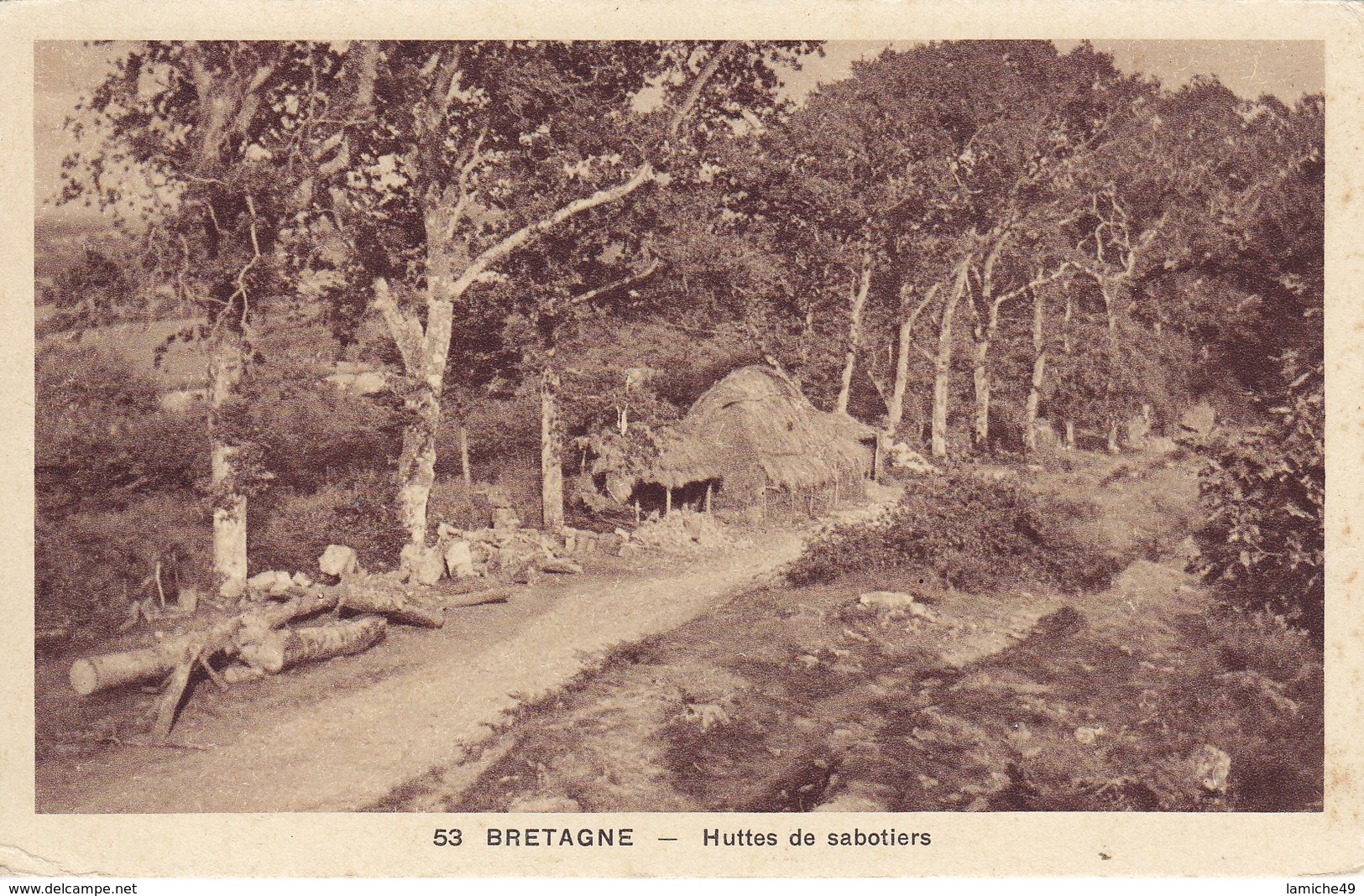 BRETAGNE Huttes De Sabotiers Henri Crozon (métier ) - Artisanat