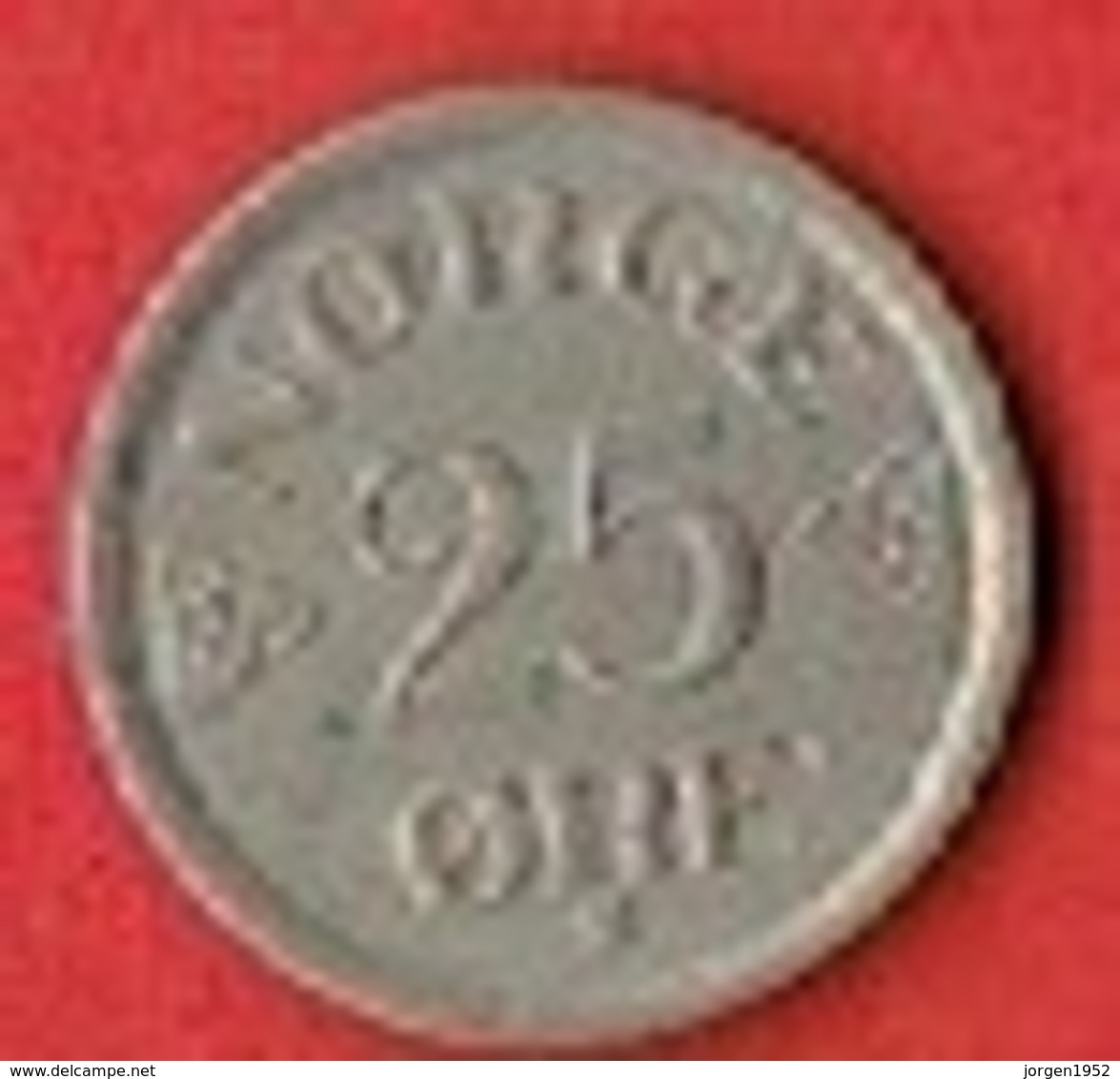 NORWAY # 25 ØRE FROM 1957 - Norvège