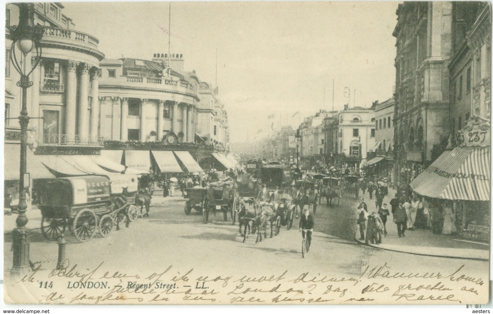 London 1923; Regent Street - Circulated. (LL.) - Autres & Non Classés