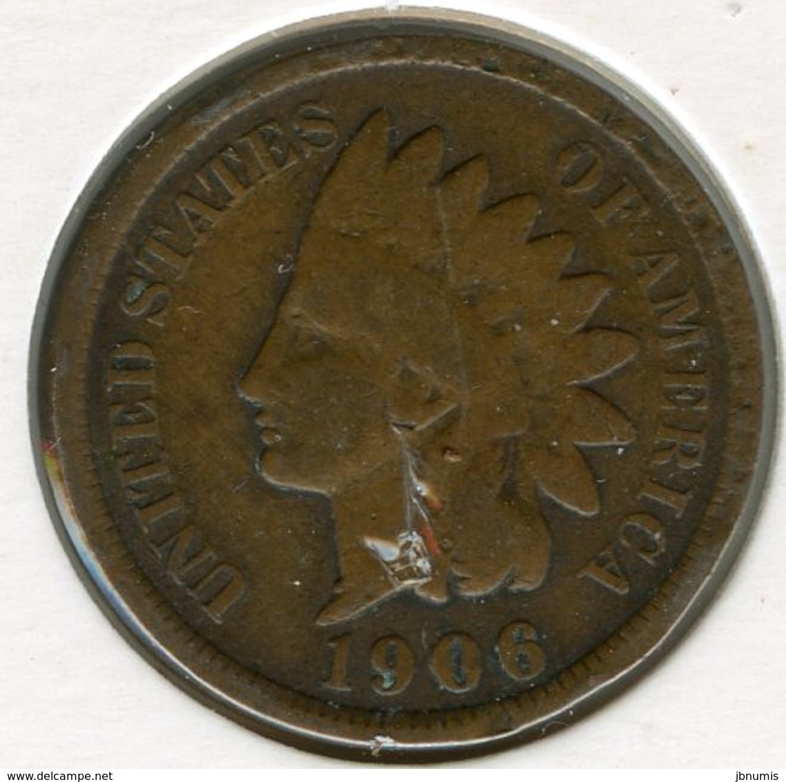 Etats-Unis USA 1 Cent 1906 KM 90a - 1859-1909: Indian Head