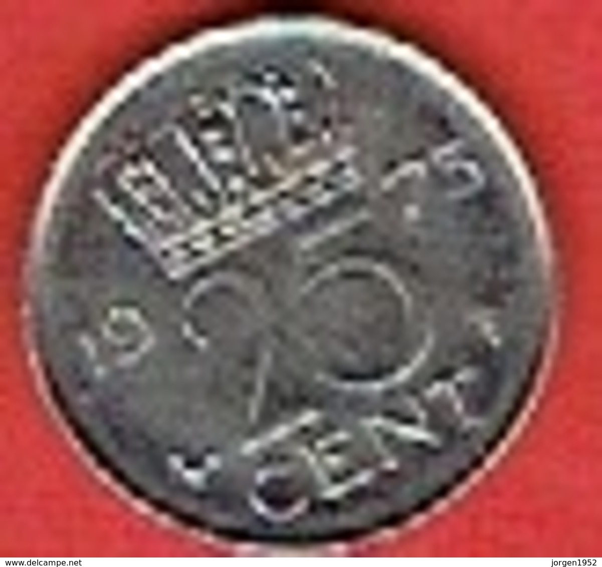 NETHERLANDS  # 25 CENT FROM 1973 - 1948-1980 : Juliana