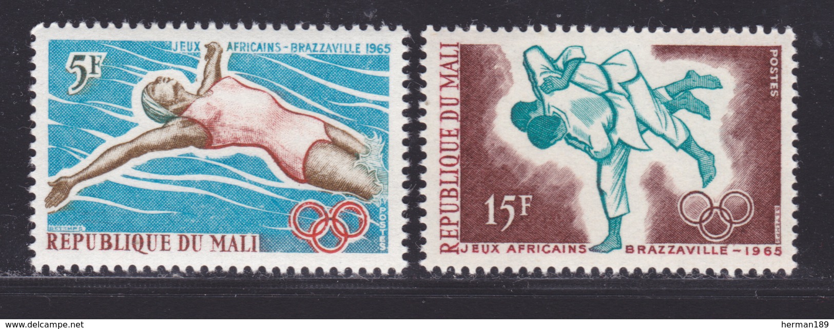 MALI N°   83 & 84 ** MNH Neuf Sans Charnière, TB (D8380) Jeux Africains De Brazzaville -1965 - Mali (1959-...)