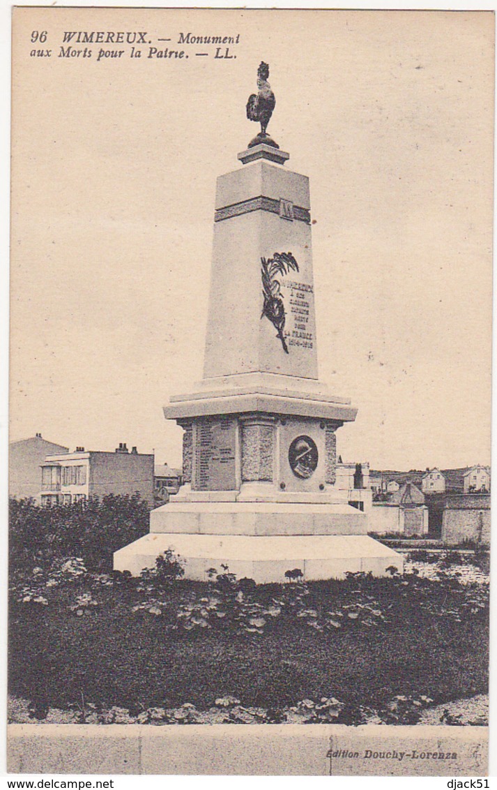 62 - WIMEREUX - Monument Aux Morts Pour La Patrie - LL - 1923 - Monuments Aux Morts