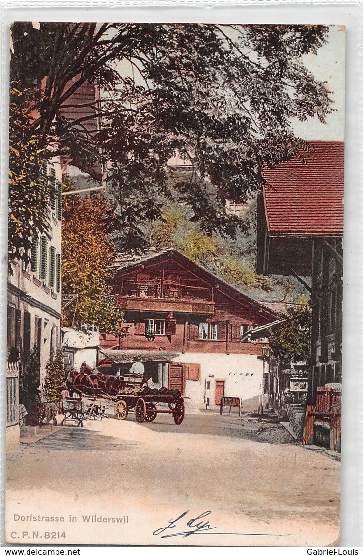 Dorfstrasse In Wilderswil - 1905 - Wilderswil