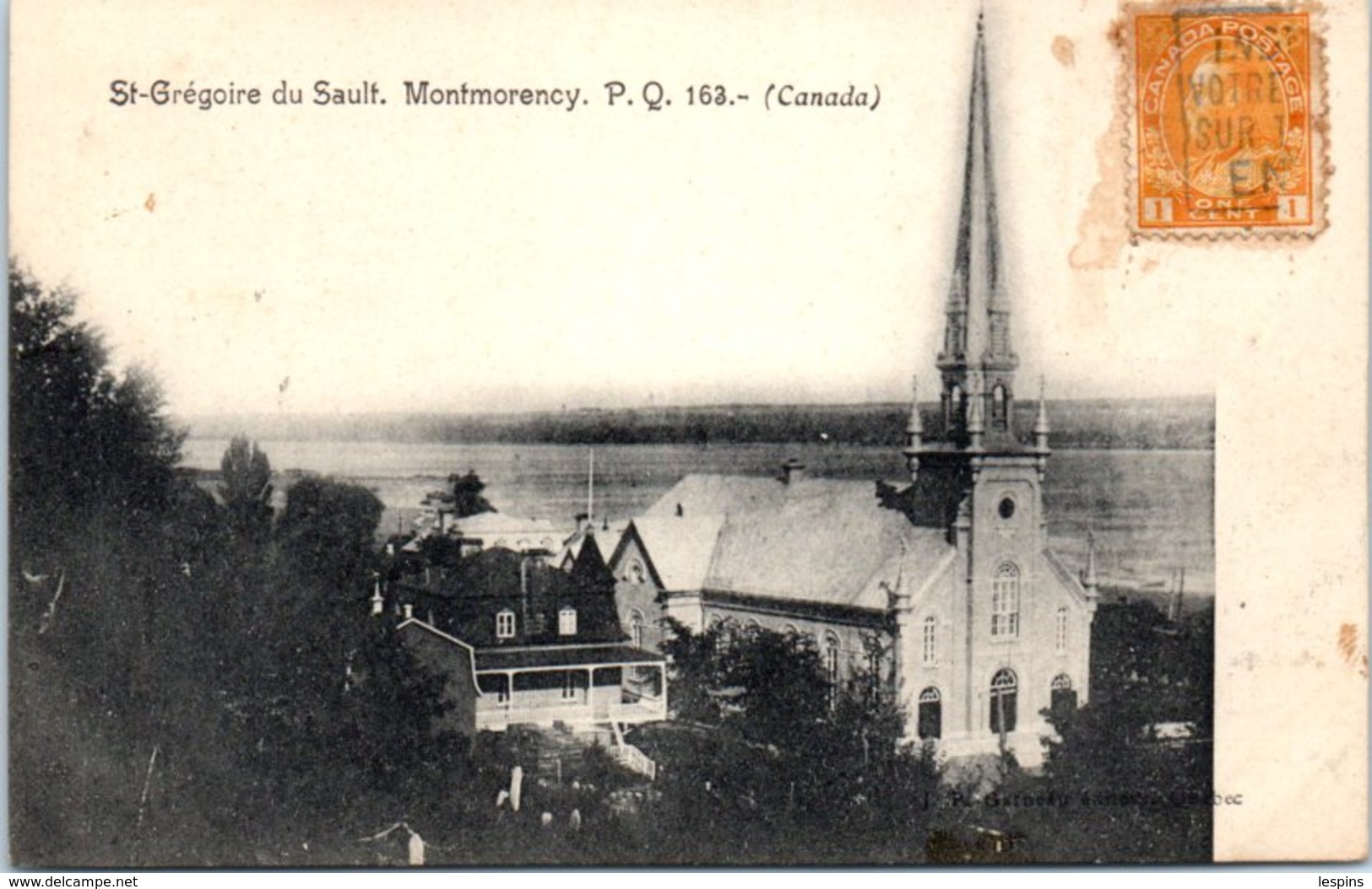 AMERIQUE - CANADA -- St Grégoire Du Sault - Montmorency - Autres & Non Classés