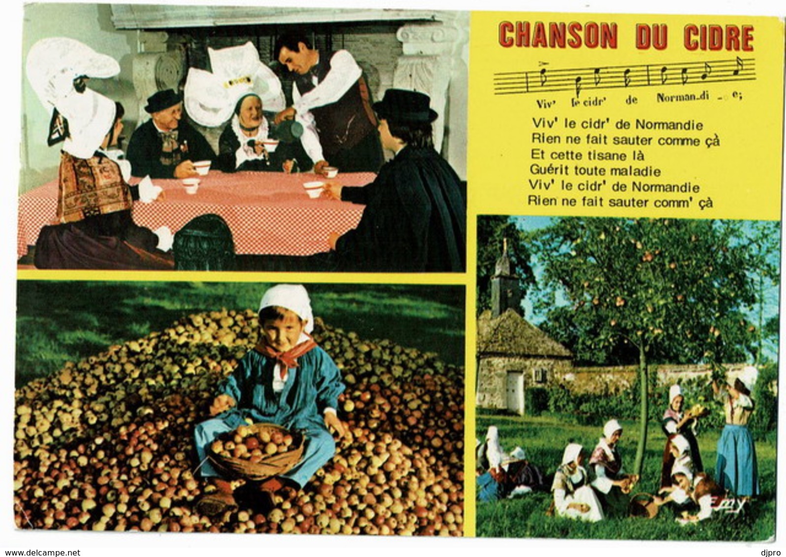 Folklore La Normandie Chanson Du Cidre - Costumes