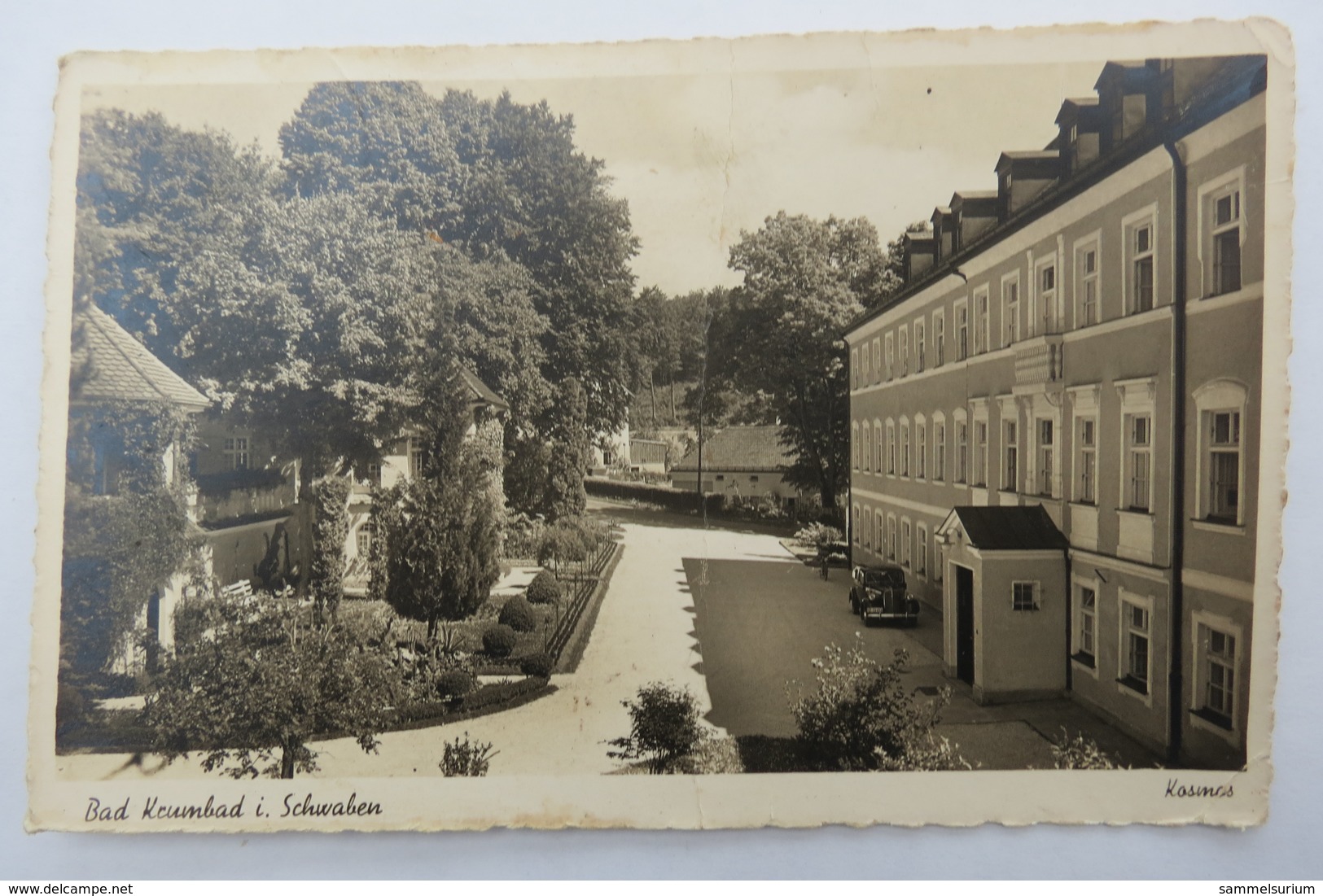 (10/8/72) Postkarte/AK "Bad Krumbad I. Schwaben" Um 1940 - Krumbach