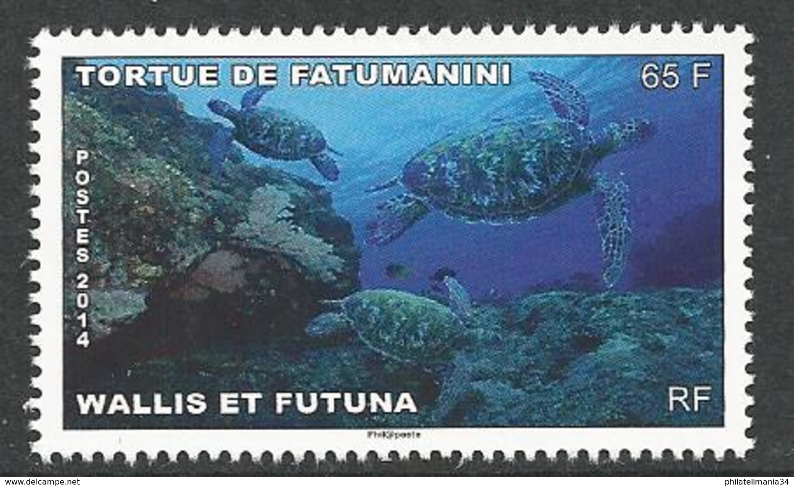 Wallis Et Futuna 2014 - Tortue De Fatumanini - Nuevos