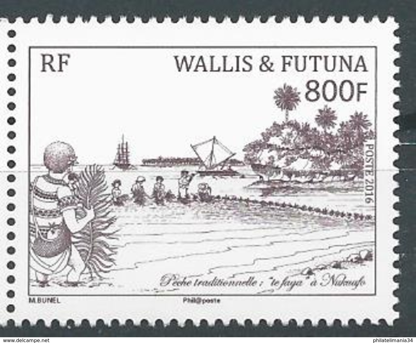 Wallis Et Futuna 2016 - Pêche Tradionnelle - Nuevos