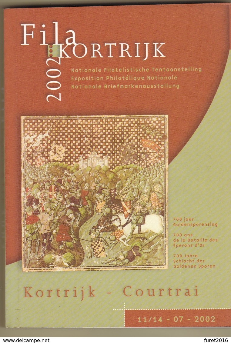 CATALOGUE EXPOSITION NATIONALE PHILA KORTRIJK 2002  335 Pages - Philatelic Exhibitions