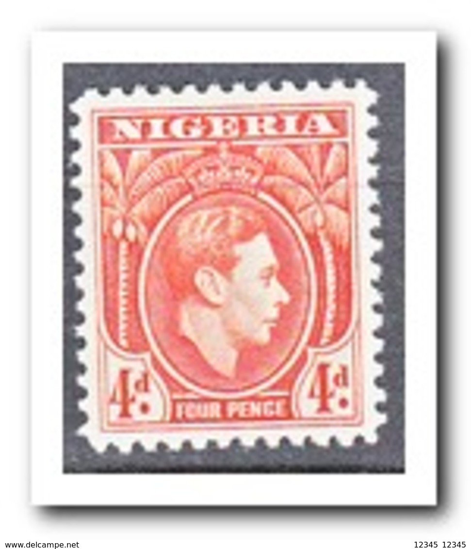 Nigeria 1938, Plakker MH, King Georg VI - Nigeria (1961-...)